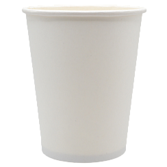 Стакан бумажный для горячих напитков 165 мл, белый