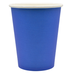 Стакан бумажный для горячих напитков 350 мл синий