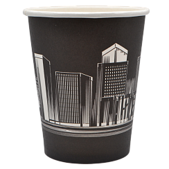 Стакан бумажный для горячих напитков 350 мл / цветные