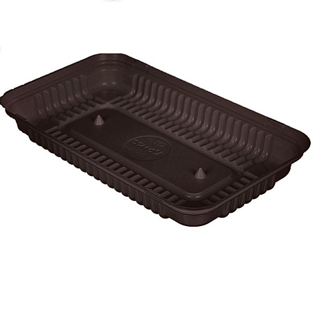 Упак для торта Емкость Т-2312ДШ (КОРИЧНЕВАЯ) (ПЭТ) (280шт/уп)*