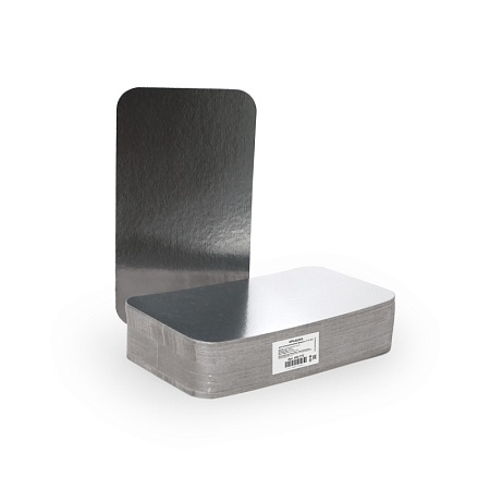 Крышка картон-металлиз для алюм. формы 410-005 размер 213*122мм, 100 шт/уп