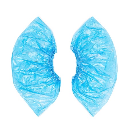 Бахилы одноразовые полиэтиленовые,100 шт/уп, AVIORA (в упак)