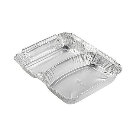 Форма алюминиевая, прямоугольная, L-край,2 секции,верх внешн размер: 227 *177 мм, дно; 197*146 мм