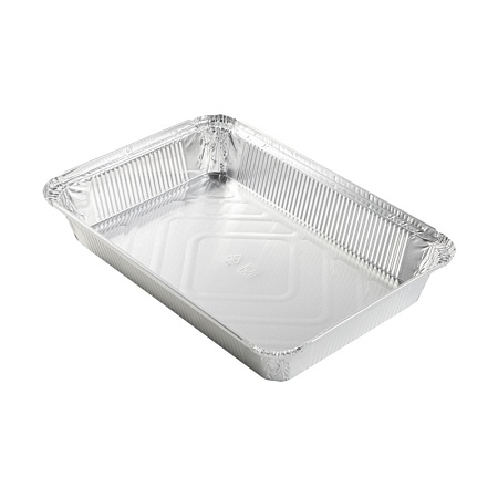 Форма алюминиевая, прямоугольная, L-край (2235мл) размер: 313 х 213 мм, дно: 272 х 172 мм, в (300шт)