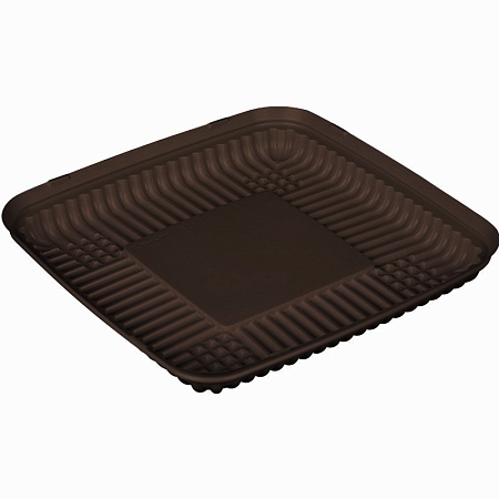 Упак для торта Емкость Т-171Д (КОРИЧНЕВАЯ) (Т) (200шт./уп)